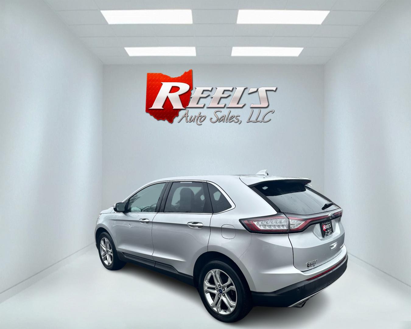 2017 Silver /Black Ford Edge Titanium (2FMPK4K92HB) with an 2.0L I4 DOHC 16V Turbo engine, 6-Speed Automatic transmission, located at 547 E. Main St., Orwell, OH, 44076, (440) 437-5893, 41.535435, -80.847855 - This 2017 Ford Edge Titanium AWD is a well-equipped midsize SUV. It comes with a powerful yet efficient 2.0L EcoBoost engine paired with a smooth 6-speed automatic transmission. Notable features include LED daytime running lights, dusk-sensing headlights, leather interior, auto-dimming rearview mirr - Photo#6